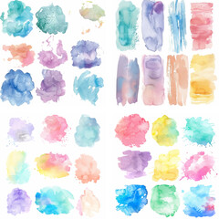 Sticker - colours spot stain ink stroke colourful pastel splash rough creativity watercolor effect paint liquid purple artistic graphic grunge brush composition blot acrylic wallpaper drawing drawn shape paper