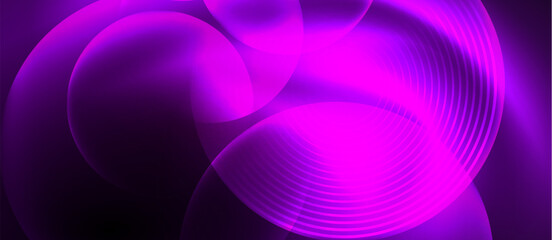 Aufkleber - Shiny color neon glowing design. Vector Illustration For Wallpaper, Banner, Background, Card, Book Illustration, landing page