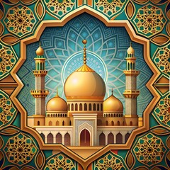 Islamic background illustration