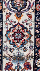 Canvas Print - Old persian carpet texture, abstract ornament. Traditional rug
