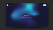 © Resa - Abstract wave futuristic design of landing page. retro gradient mesh website design