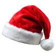 © ndozen - santa hat isolated on background