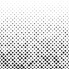 Poster - Abstract geometrical square pattern background design - monochrome vector illustration