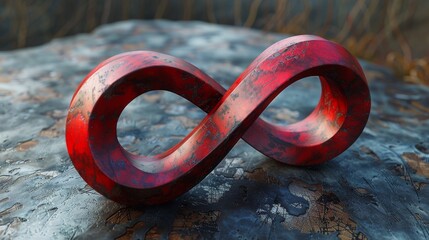 a sign of infinity, limitlessness, endless loops.