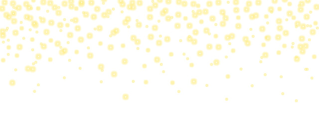 Poster - Glittering vector dust on a transparent background. Golden sparkling lights. Christmas Holiday glow particle. Magic star effect. Shine background. Festive party design. Vector EPS 10