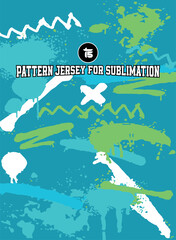 Poster - pattern jersey for sublimation