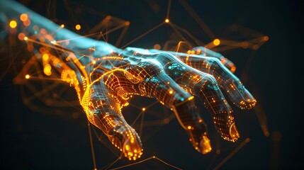 Poster -  A wearable device powered by innovative energy harvesting techniques, capturing energy from body movements, ambient light, or heat, shown through dynamic visual effects highlighting the energy source
