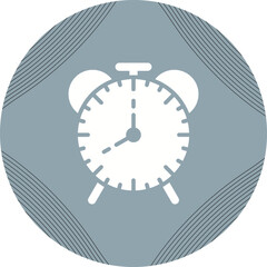 Canvas Print - Alarm Clock Vector Icon