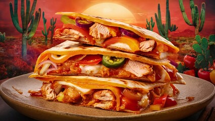 Poster - Exploring Authentic Mexico Quesadillas