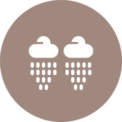 Sticker - Raindrop Vector Icon