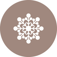 Sticker - Snow Vector Icon