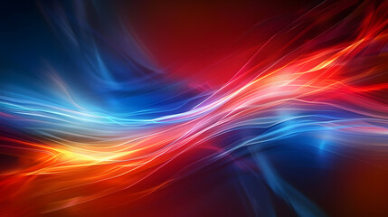 Poster - blue red abstract background