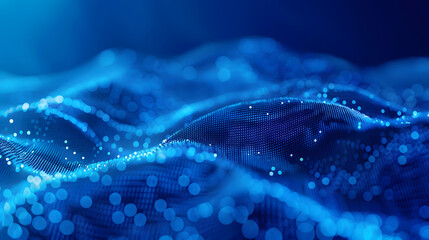 Poster - Design a technology-inspired abstract background in shades of blue