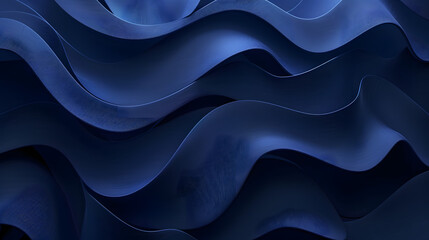 Poster - Dark blue abstract modern presentation background