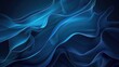 © Vlad - Blue Illustration. Dark Blue Abstract Wavy Lines on Angled Gradient Background