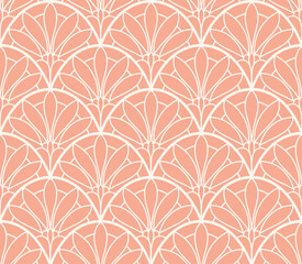 Wall Mural - classic art deco vector seamless pattern. abstract vintage background. geometric damask texture.