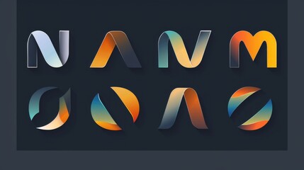 Aufkleber - A collection of various types of letters. Can be used for educational or design purposes