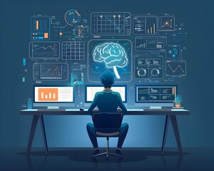 Poster - tutors providing personalized learning experiences through interactive digital displays