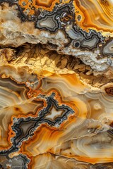 Poster - Detailed close-up of a large piece of marble. Ideal for architectural and interior design projects