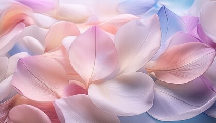 Light pastel flower petals. Perfect image for a party, bridal shower, Valentine, card, or recital background.
