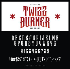 Twizz Burner Typeface