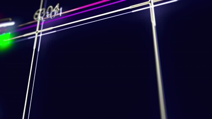 Poster - bar graph, Chart. Computer generated 3d render