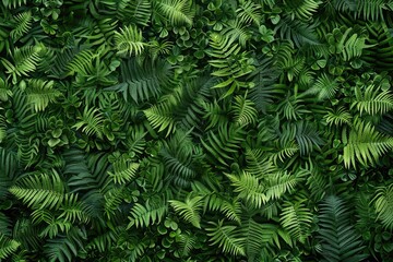 Green Leaf Texture Abstract Tropical Nature Background