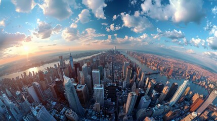 Wall Mural - Manhattan Skyline: New York Cityscape