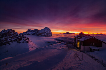 Winter in the Dolomites, Italy