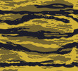 © Sanvel - vector linear yellow camouflage, modern background, camouflage texture