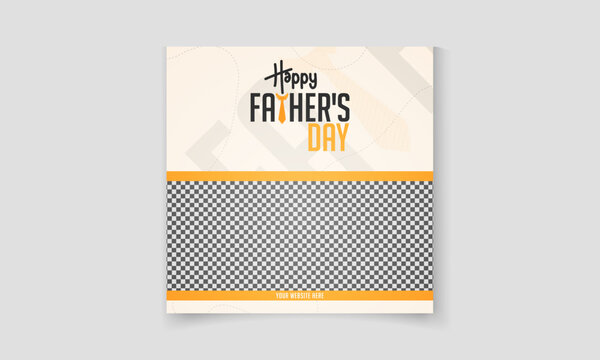 Happy Father's Day social media post 