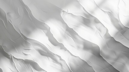 Leinwandbilder - Abstract white textured background with soft light and shadows.
