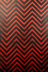 Fototapete - Abstract seamless background of heartbeat shapes forming chevron stripes, emphasizing direction,
