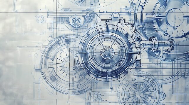 Mechanical project blueprint 