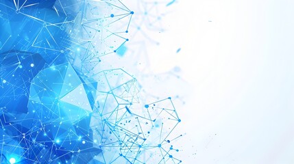 Futuristic Digital Connections and Network Technology Background