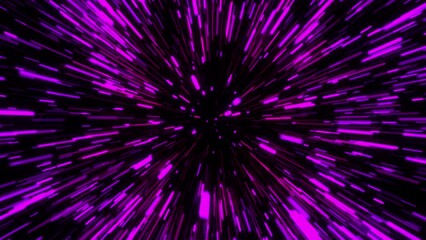 Poster - hyper jump, speed of light. computer generated 3d render