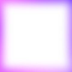 Sticker - frame square border purple violet gradient blur blurred soft transparent fade overlay isolated png