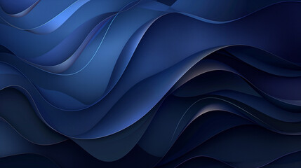 Wall Mural - The image is a blue wave with a lot of texture