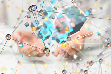 Aufkleber - The concept of Innovation in e-Commerce.