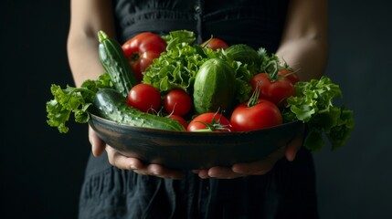 Wall Mural - The Bowl Full of Veggies