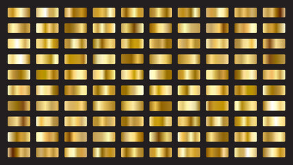 A large set of gold gradients