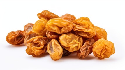 Canvas Print - A pile of dried fruit, including dried apricots and dried peaches