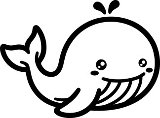 Sticker - Cute Whale