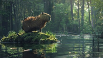 capybara in the wild