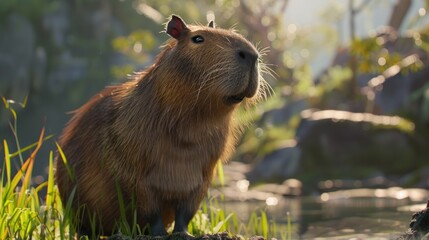 capybara in the wild