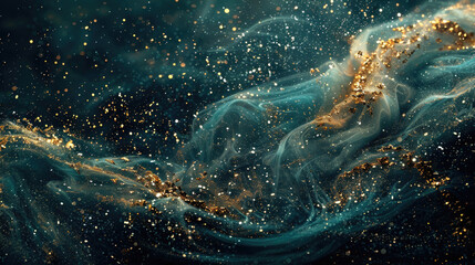 Wall Mural - a vast expanse showcasing countless twinkling stars against a dark backdrop