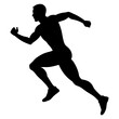 © Shiju Graphics - man running vector silhouette illustration