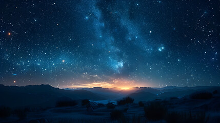 Wall Mural - sky with stars