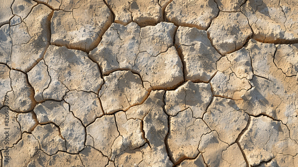Cracked earth texture, dry ground, natural patterns, arid climate Stock ...