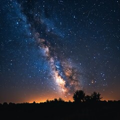 starry sky.